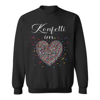 Confetti In Heart Fancy Dress Carnival Confetti Costume Outfit Sweatshirt - Geschenkecke