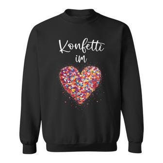 Confetti In The Heart Kölle Alaaf Red Carnival Fashing Sweatshirt - Geschenkecke