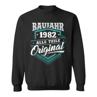 Construction Year 1982 All Parts Original Birthday Sweatshirt - Geschenkecke