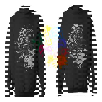 Control All Things Video Game Controller Christmas Pajamas Sweatshirt - Monsterry