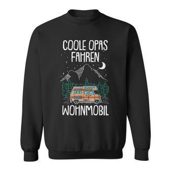 Cool Grandpa Driving Motorhome Grandad Grandad Camping Sweatshirt - Geschenkecke