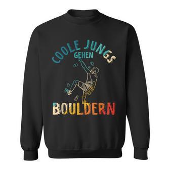 Coole Boys Go Bouldering Climbing Children's Sweatshirt - Geschenkecke