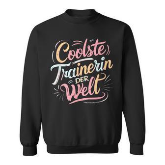 Coolste Trainerin Fitness Dance Handball Farewell Sweatshirt - Geschenkecke