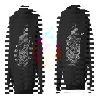 Cor Français Instrument De Musique Illustration Graphique Cor Français Sweater e - Cadeauxyz