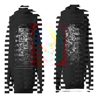 Corbeau Japonais Tokyo Kitsune Inspiré Du Style Asiatique Des Années 80 Sweater e - Cadeauxyz