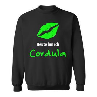 Cordula Green Fancy Dress Costume Carnival Oktoberfest Apres Ski Party Sweatshirt - Geschenkecke