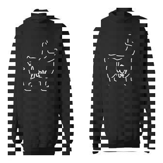 Corgi Dog Puppy Animal Love Art Sketch Sweatshirt - Monsterry
