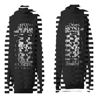 Couples That Ride Together Stay Together Couple De Motards Sweater e - Cadeauxyz
