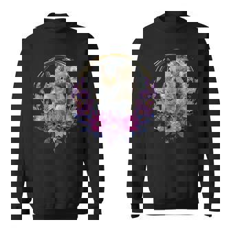 Couronne D'écureuil Et De Fleurs De Printemps Écureuil Amusant Et Mignon Sweater e - Cadeauxyz