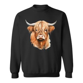 Cow Highland Cow Cow Costume Highland Cow Sweatshirt - Geschenkecke