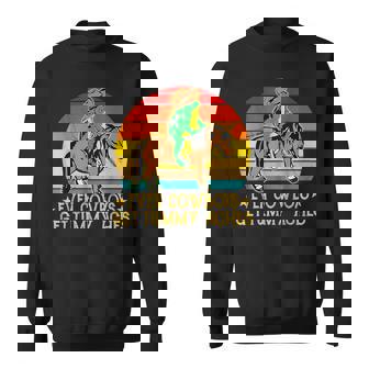 Cowboys Tummy Ache Survivor Even Cowboys Get Tummy Aches Sweatshirt - Monsterry