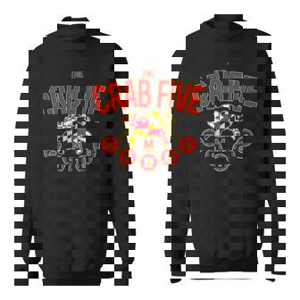 The Crab Five Crab Flag Maryland Sweatshirt - Seseable