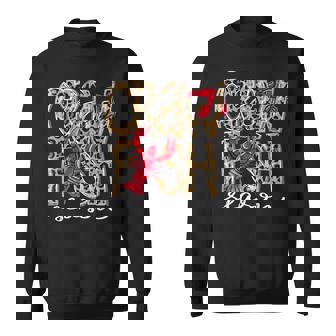 Crawfish Season Leopard Crawfish Boil Lobster Cajun Sweatshirt - Monsterry
