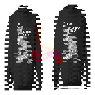 Crazy Sphynx Lady Sphinx Cat Lovers Raza Gato Gato Camisa de entrenamiento - Regaloses