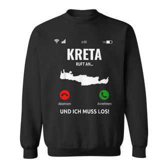 Crete Call An Greece Island Holiday Travel S Sweatshirt - Geschenkecke