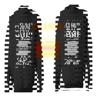 Crochet Granny Square Don't Care Crochet Lover Crocheting Sweatshirt - Monsterry