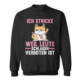 Crochet Sewing Knitting Sweatshirt - Geschenkecke