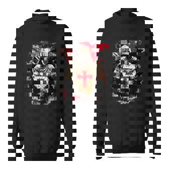 Croix Templier Chevaliers Templiers Chrétiens Sweater e - Cadeauxyz