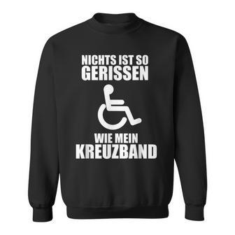 With Cross Band And Cross Band Crack Football Ski Injury Sweatshirt - Geschenkecke