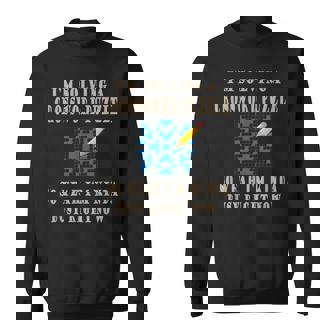 Crossword Puzzle Kinda Busy Crossword Solver Saying Sweatshirt - Monsterry