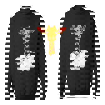 Curious Giraffe Zoo Animal Sketch Tank Top Sweatshirt - Monsterry