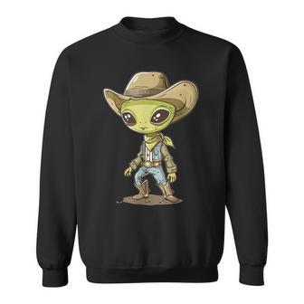 Cute Alien Cowboy Sweatshirt - Geschenkecke