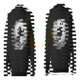 Cute Boston Terrier Dog On Boston Terrier Lover Sweatshirt - Seseable