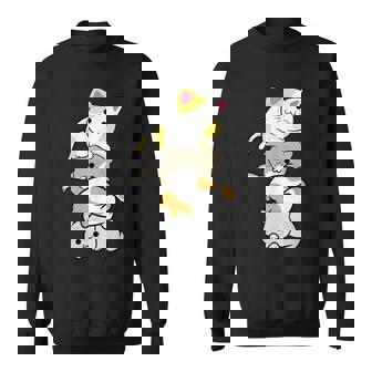 Cute Cats Kitty Pile Anime Kawaii Neko Cute Cat Sweatshirt - Monsterry