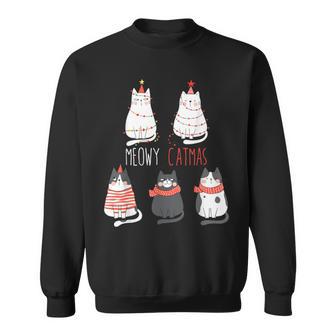 Cute Cats Xmas Kitten Christmas Outfit Christmas Sweatshirt - Geschenkecke