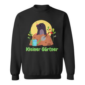 Cute Mole Little Gardener Children's Motif Gardening S Sweatshirt - Geschenkecke