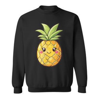 Cute Pineapple Face Kawaii Style Sweatshirt - Geschenkecke