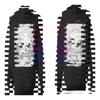 Cute Snow Rabbit Snow Bunny Sweatshirt - Monsterry