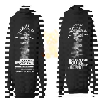 Cute Work Hard Better Life Yorkie Lover Sweatshirt - Monsterry