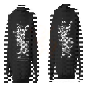 Dab Alaskan Husky Dancing Dabbing Dog Sweatshirt - Monsterry