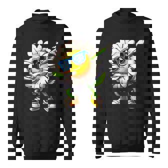 Dab Flower Dancing Dabbing Daisy Sweatshirt - Monsterry