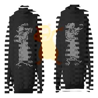 Dabbing Capybara Water Pig Dab Dance Sweatshirt - Monsterry