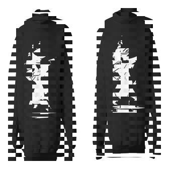 Dabbing Goat Farm Animal Dab Dance Lover T-Shirt Sweatshirt - Monsterry