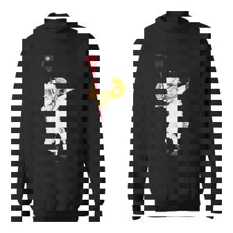 Dabbing Goat Lacrosse Tee Lacrosse Player Goat Dab Sweatshirt - Monsterry