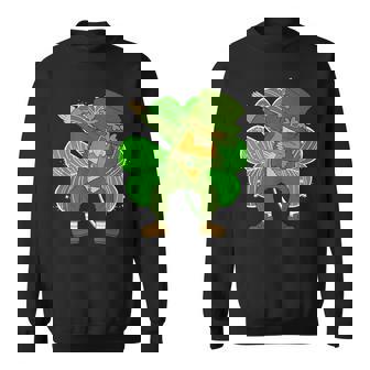 Dabbing Leprechaun St Patrick Adulte Enfant Sweater e - Cadeauxyz