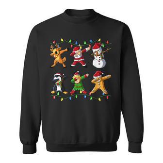 Dabbing Santa Elf Christmas Xmas Sweatshirt - Geschenkecke