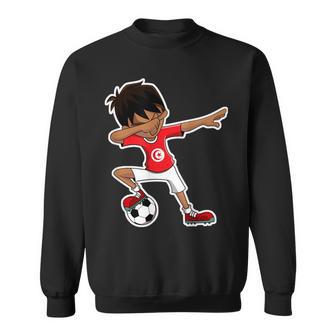 Dabbing Soccer Boy Tunisian Children's Tab Sweatshirt - Geschenkecke