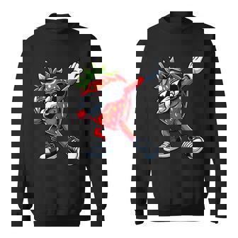 Dabbing Strawberry Summer Fruit Lover Sweatshirt - Seseable