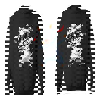 Dabbing Süße Ziege Lustige Ziege Am Dabben Geschenk Ziege Sweatshirt - Geschenkecke