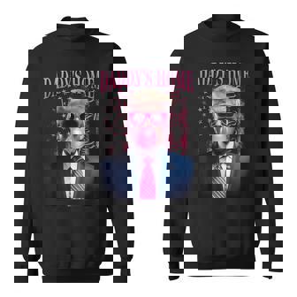Daddys Home House Trump Pink 2025 Dubble Gum Sweatshirt - Monsterry