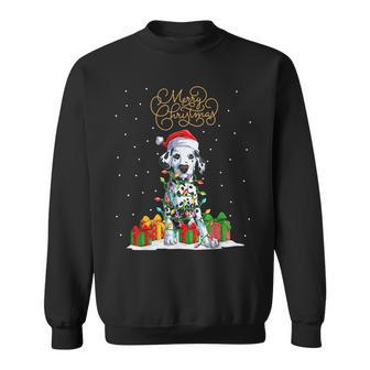 Dalmatian Merry Christmas Xmas Christmas Dalmatian Sweatshirt - Geschenkecke