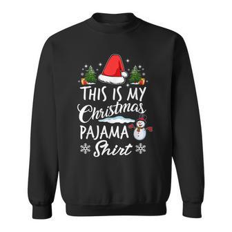 Das Ist Mein Christmas Pyjamas Matching Family Sweatshirt - Geschenkecke