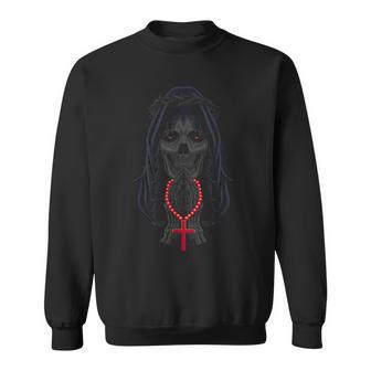 Day Of The Dead Prayer La Calavera Catrina Santa Muerte Sweatshirt - Geschenkecke