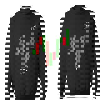 Day Trading Buy Low Sell High Stock Trader Futures Sweatshirt - Monsterry