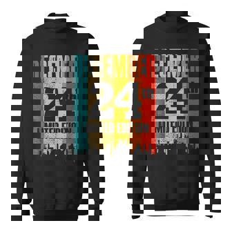 December 24 Limited Edition 24th Day Retro Vintage Birthday Sweatshirt - Monsterry