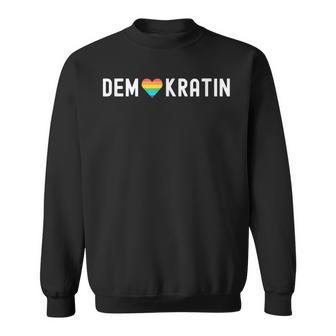 Demokratie Demonstration Menschenrechte Für Demokratin Sweatshirt - Geschenkecke